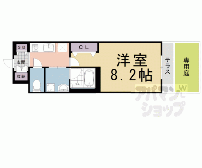 【べラジオ四条壬生】間取