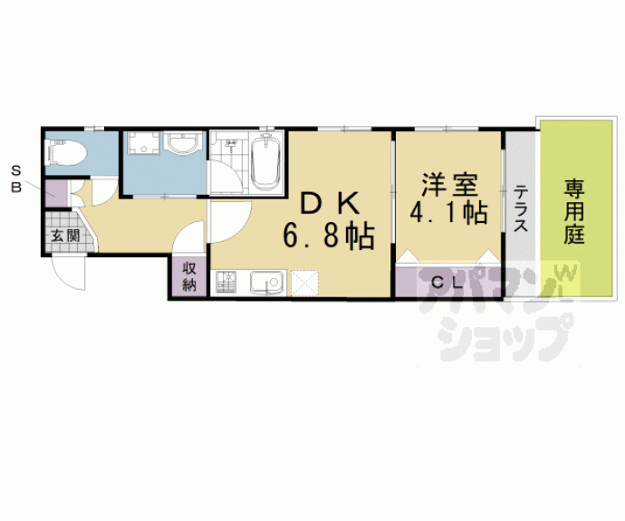 【べラジオ四条壬生】間取