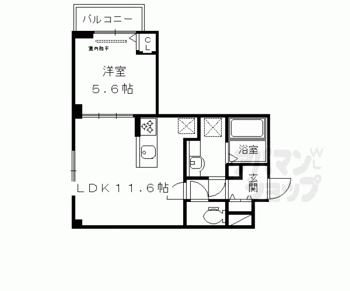 【レジデンス京都洛央】間取