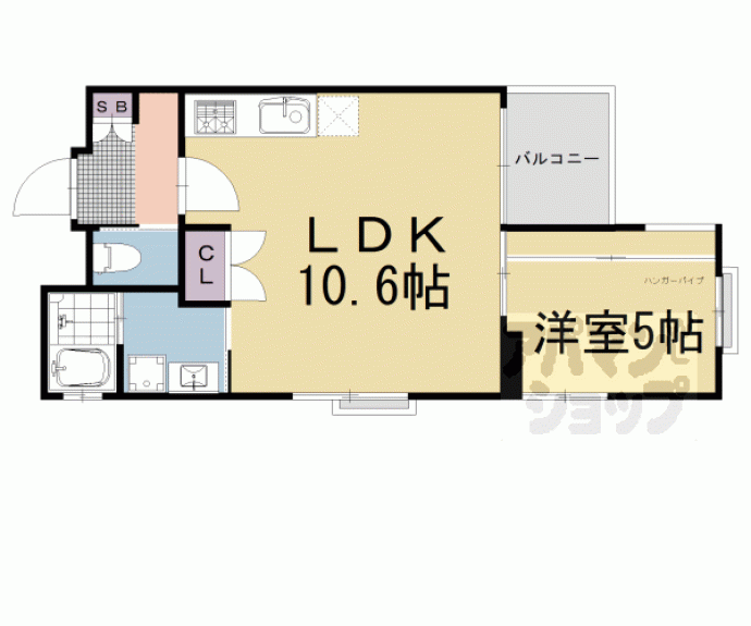 【ｓａｗａｒａｂｉ六角油小路】間取