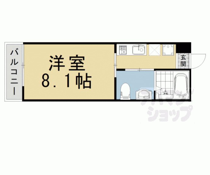 【クレア　ラ・クーオ】間取