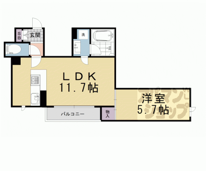 【シャーメゾン大宮五条】間取