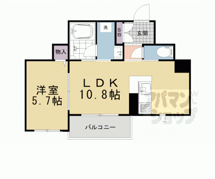 【シャーメゾン大宮五条】間取