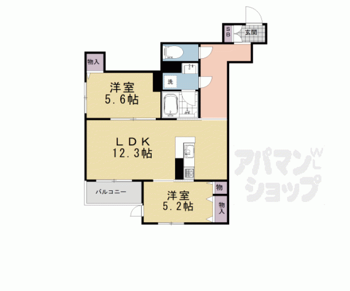 【シャーメゾン大宮五条】間取