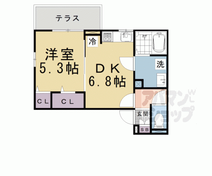 【ブリランタ壬生】間取