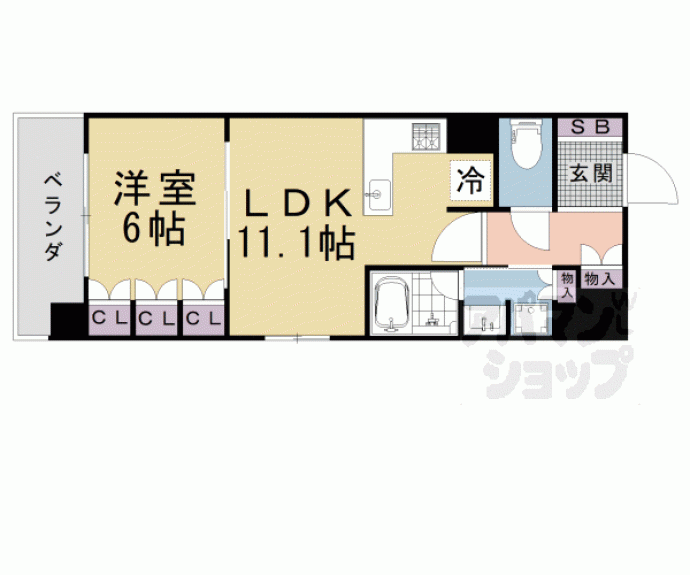 【リーガル京都二条城前】間取