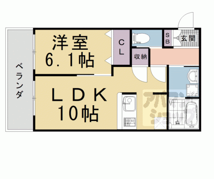 【Ｌａ　Ｆｉｔｅ　ＯＭＩＹＡ】間取