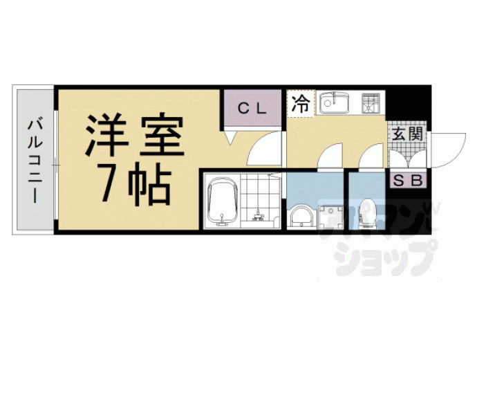 【アーバンパーク京都西七条】間取