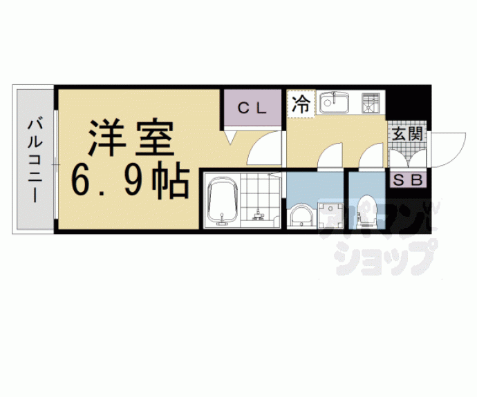 【Daiwa Grace Maison 京都西七条】間取