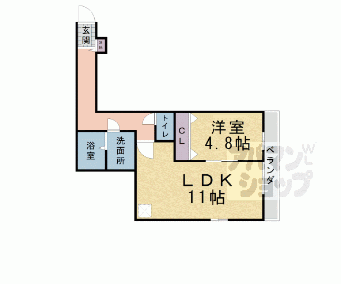 【R-Grants東舟岡】間取