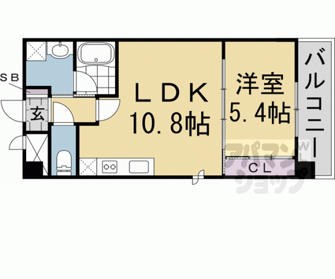 【みつまめ京都朱雀】間取