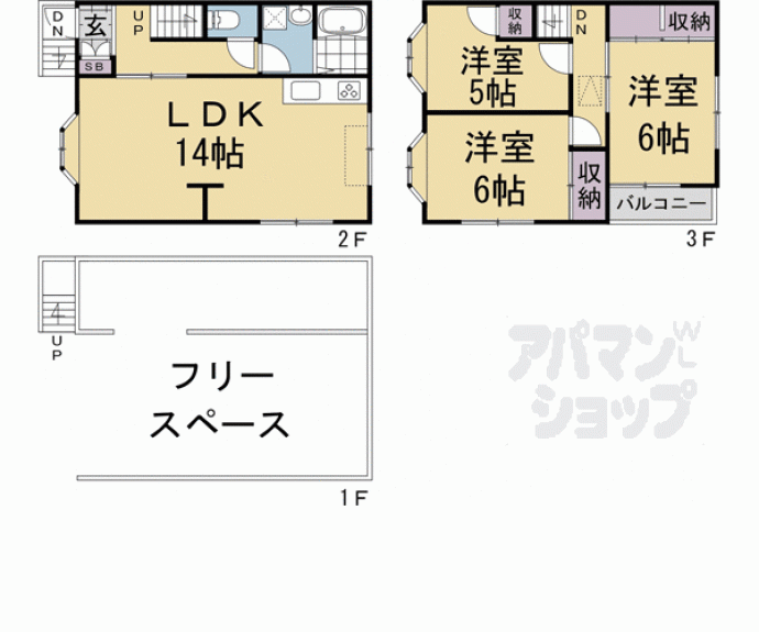 【坊門町貸家827-39】間取