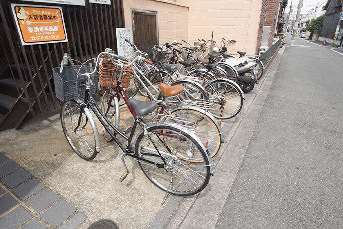 原付バイクの利用が可能