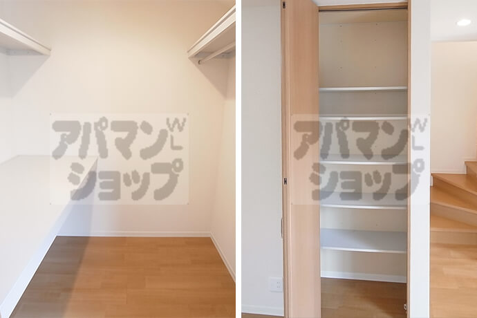 たっぷり収納が嬉しい！